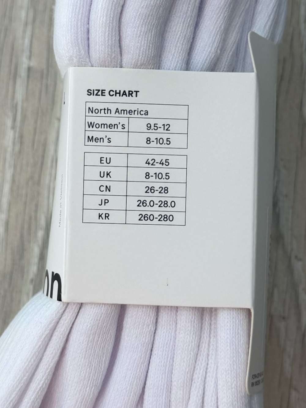 Lululemon White Unisex Daily Essential Crew Socks 3 Pack Sz L NWT - Picture 3 of 3